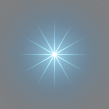 White Streaks Rays Effect, White, Streaks, Rays Png - Circle (360x360), Png Download
