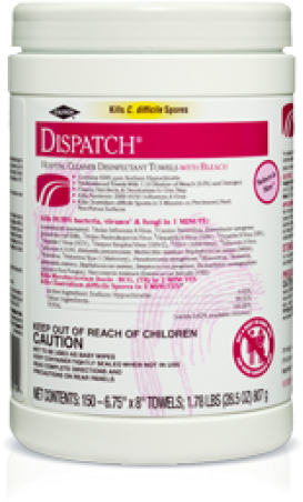 Clorox® Dispatch® Hospital Cleaner Disinfectant Canister - Dispatch Cleaner (500x500), Png Download