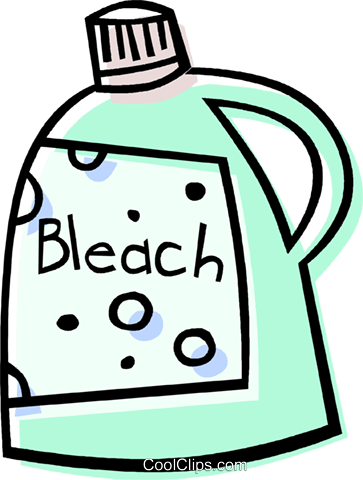 Bleach Royalty Free Vector Clip Art Illustration - Bleach Clipart (363x480), Png Download