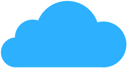 Cloud Png - Blue Cloud Png Hd (500x500), Png Download