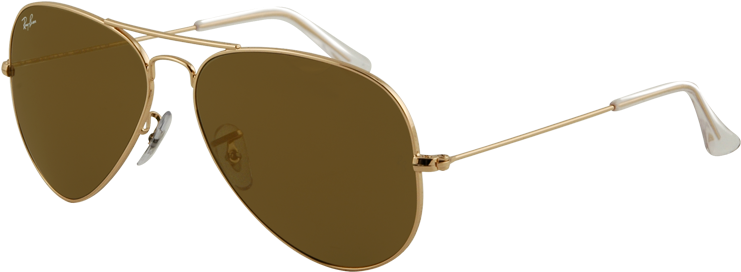 Aviator - Sunglasses - Png - Ray Ban Aviator (760x430), Png Download