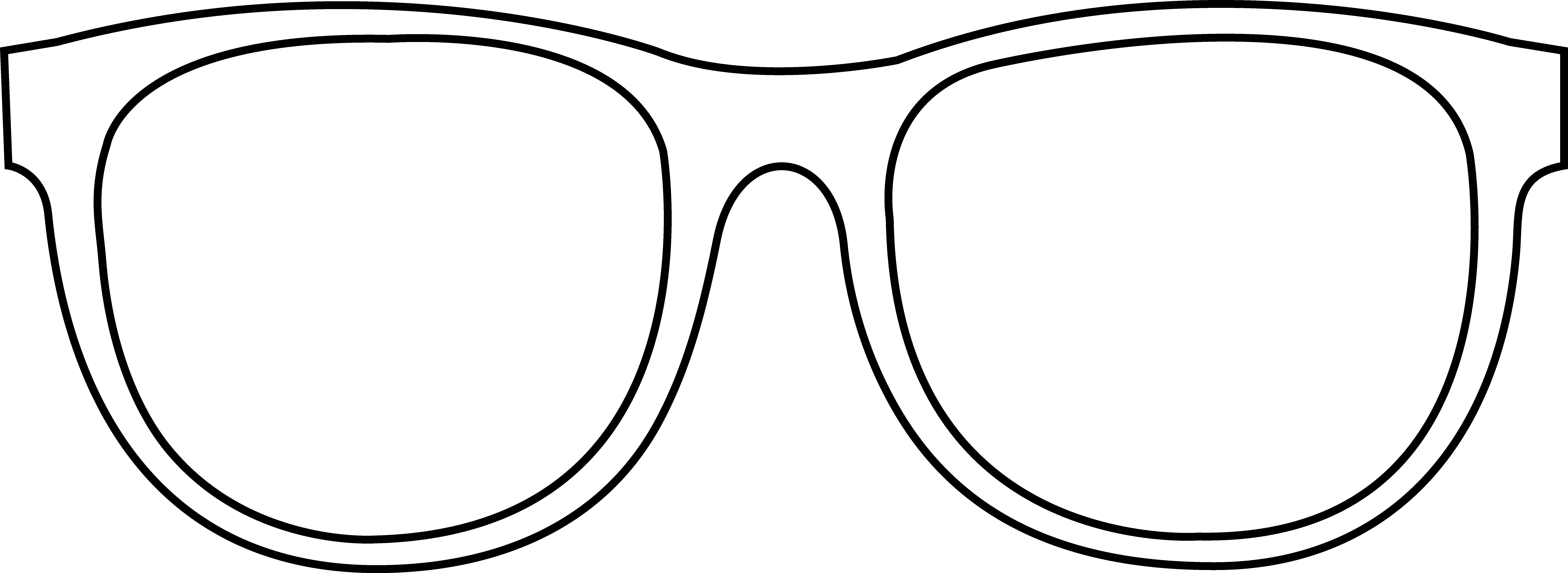 Glasses Clipart Black And White - Wharf House Restaurant (9968x3641), Png Download