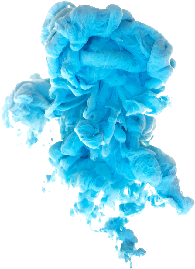 Transparent Blue Smoke Png (658x913), Png Download