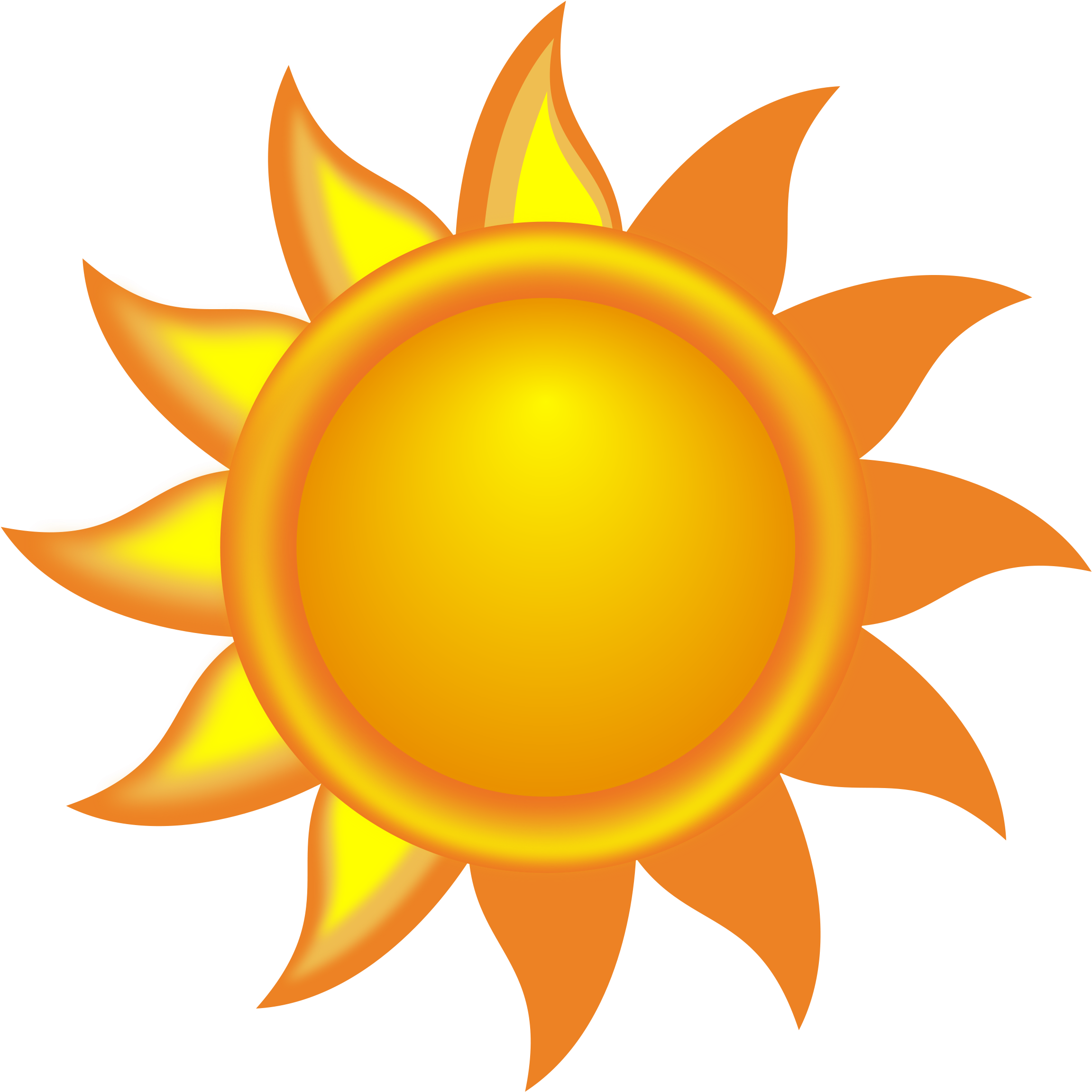Sun Png - Clip Art Sun (2400x2400), Png Download
