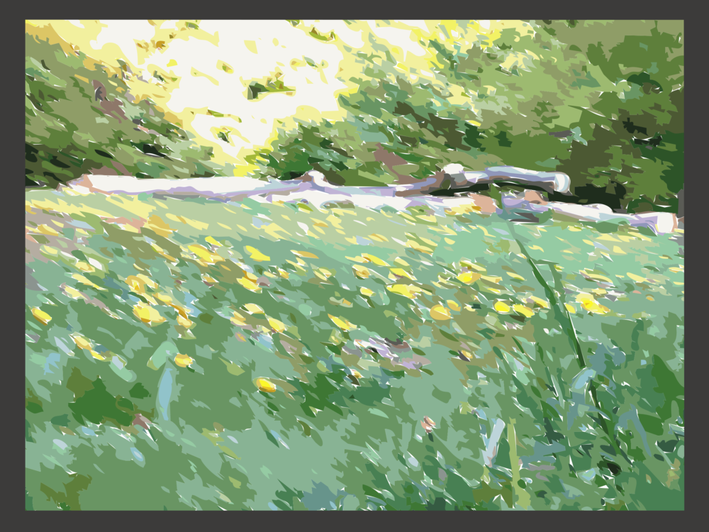 Watercolor Painting Forest Common Dandelion Computer - Watercolor Painting (1000x750), Png Download