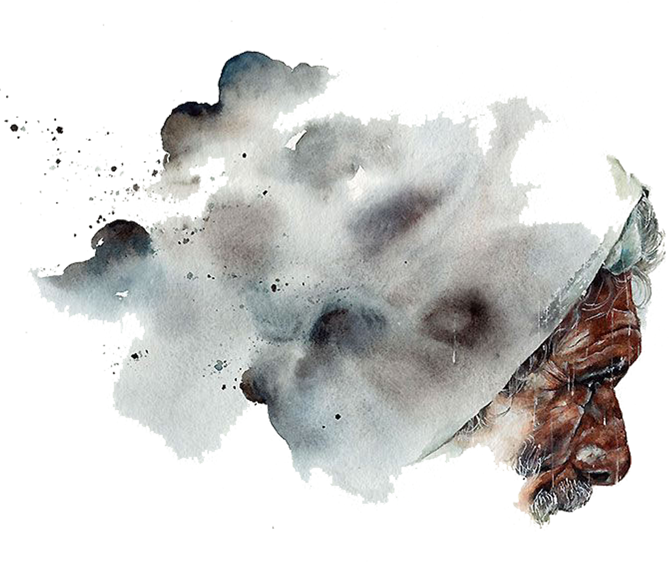 Madurai Painting Behance Net Png Free Download - Watercolor Painting (2368x2001), Png Download