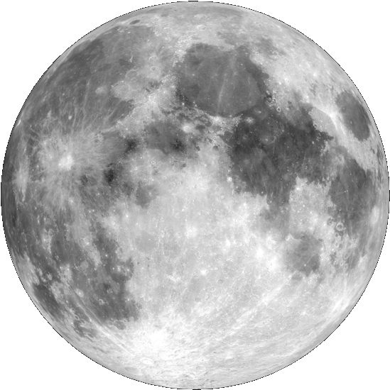 Large Moon - Full Moon Clipart Png (800x625), Png Download