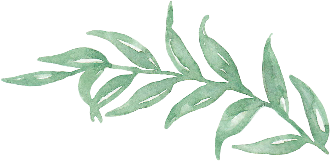 Painting Leaf Illustration Hand - Green Leaves Watercolor Png (1652x928), Png Download