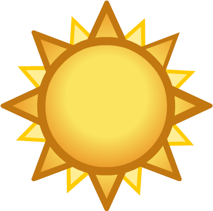 File - Cpnext Emoticon - Sun - Club Penguin Sun Emote (427x449), Png Download