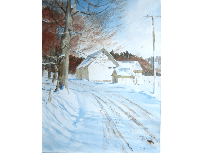 The Road Home - Snow (700x530), Png Download