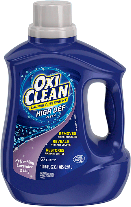 Oxiclean™ Liquid Laundry Detergent Refreshing Lavender - Oxiclean Detergent (453x715), Png Download
