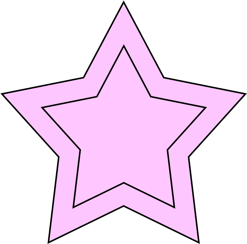 Stars Clipart Light Pink - Vector Graphics (1063x1063), Png Download