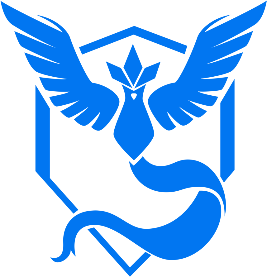 Pokemon Go Team Mystic Logo By Tobuei On Deviantart - Pokemon Go Team Blue (894x894), Png Download
