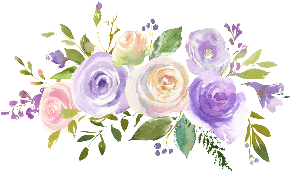 This Graphics Is Hand Painted Layered Rose Flower Png 紫色玫瑰素材 Full Size Png Download Seekpng