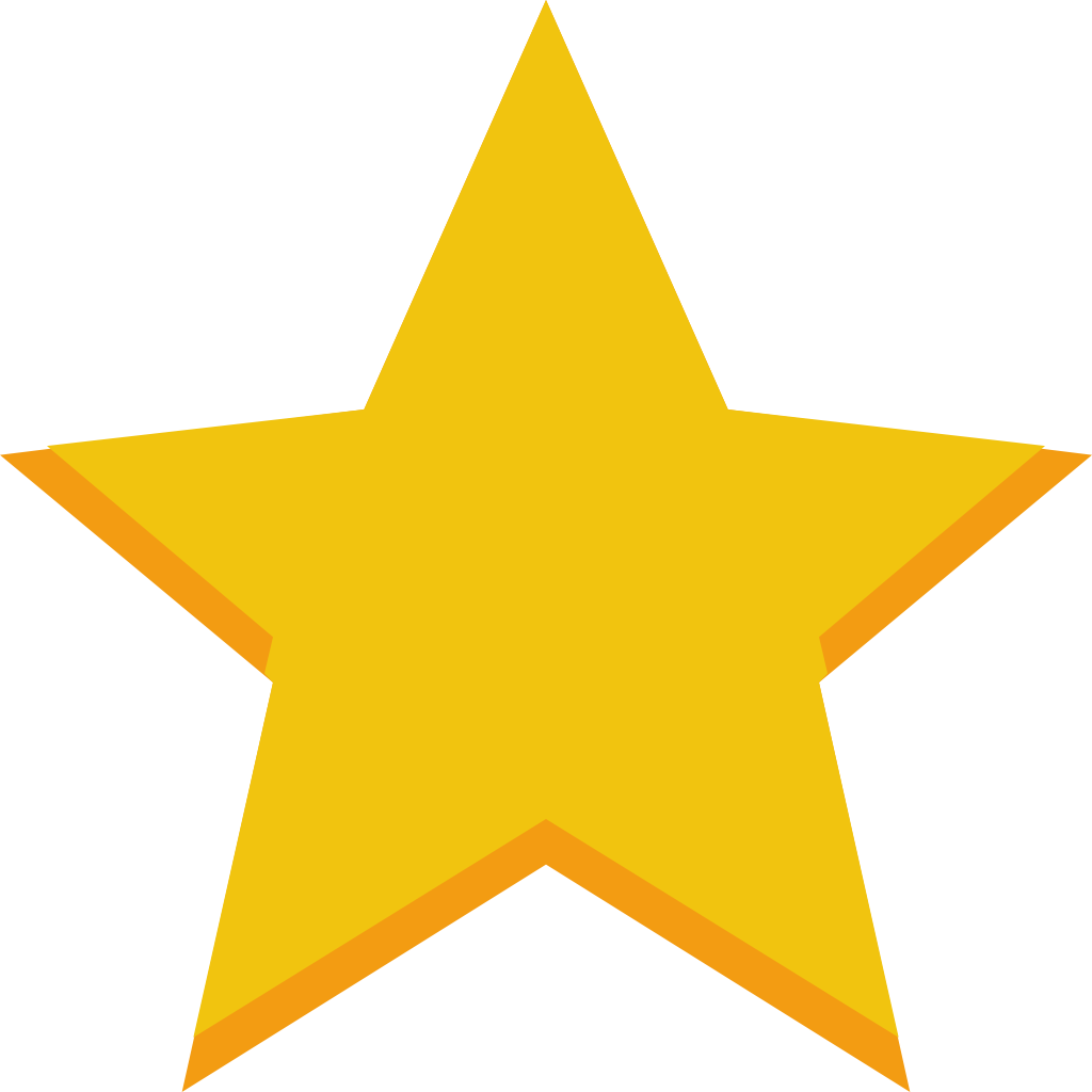 Golden Star Clipart (1024x1024), Png Download