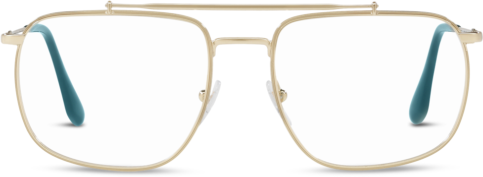 Prada Journal Eyewear Collection - Prada Pr 56uv Zvn1o1 Pale Gold (1360x440), Png Download