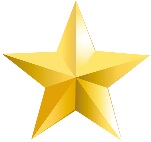 Exclusive Star - Gold Star Png (500x472), Png Download