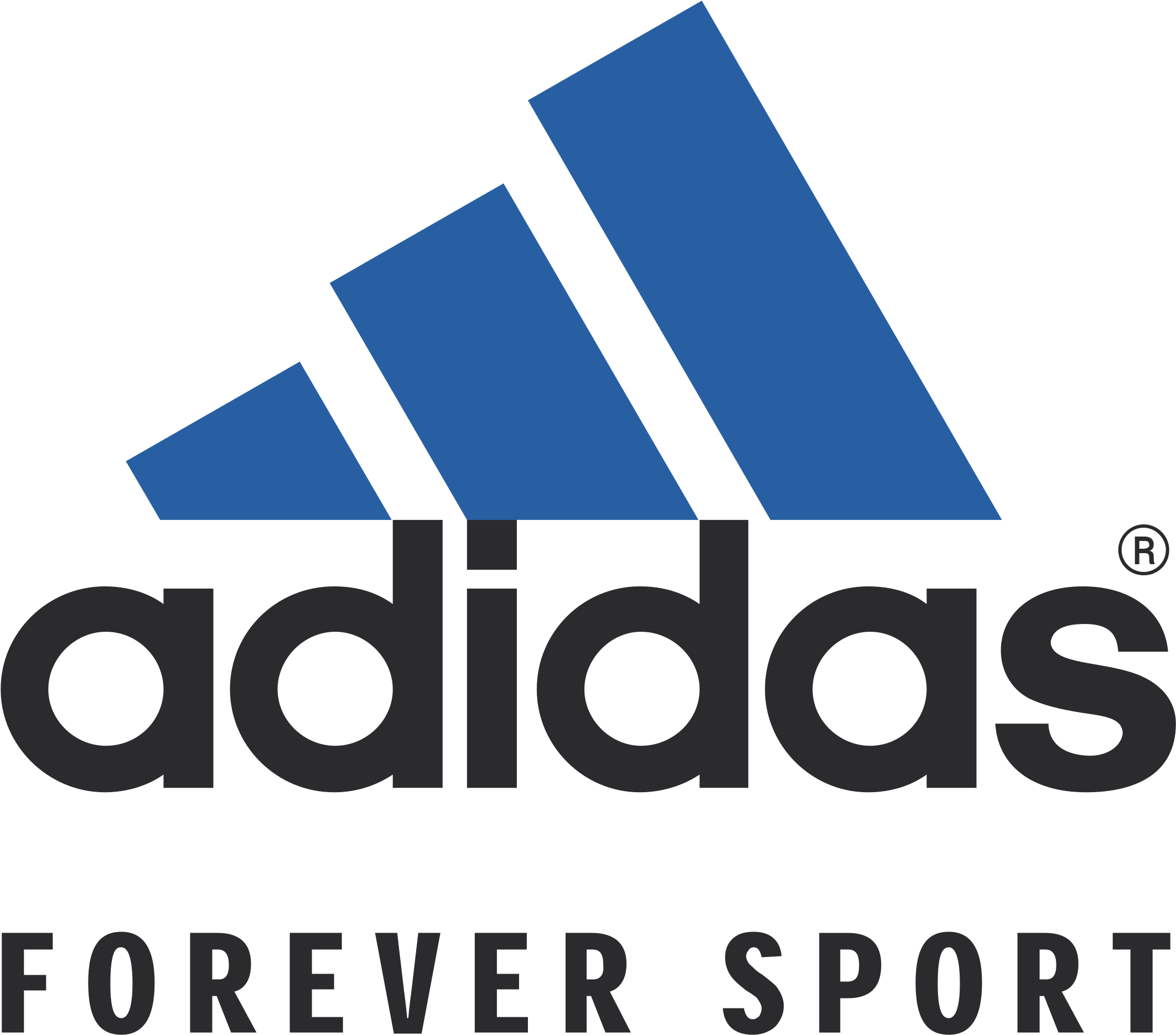 Adidas Logo Png Transparent - Logo Adidas Vector Svg (2400x2400), Png Download