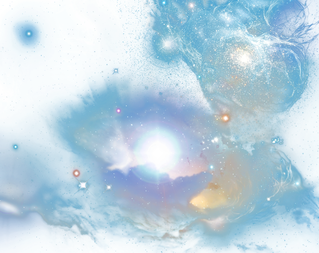 Clouds - Transparent Galaxy Png (1280x1017), Png Download