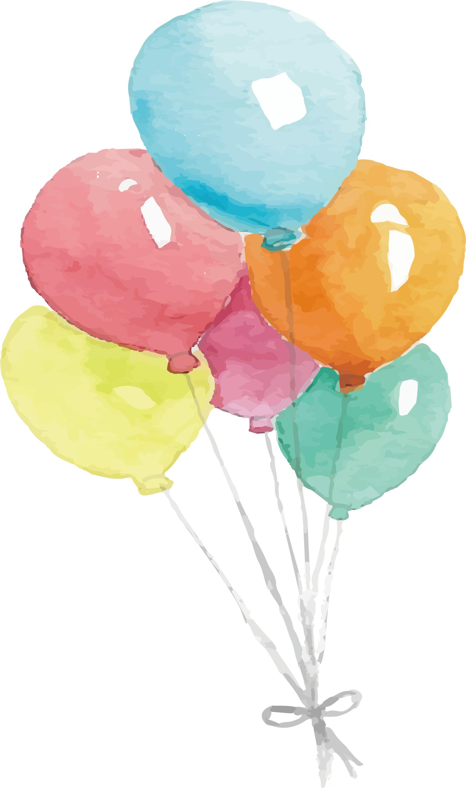 Vector Library Balloon Painting Transprent Png Free - Balloon Paint Transparent (1575x2662), Png Download