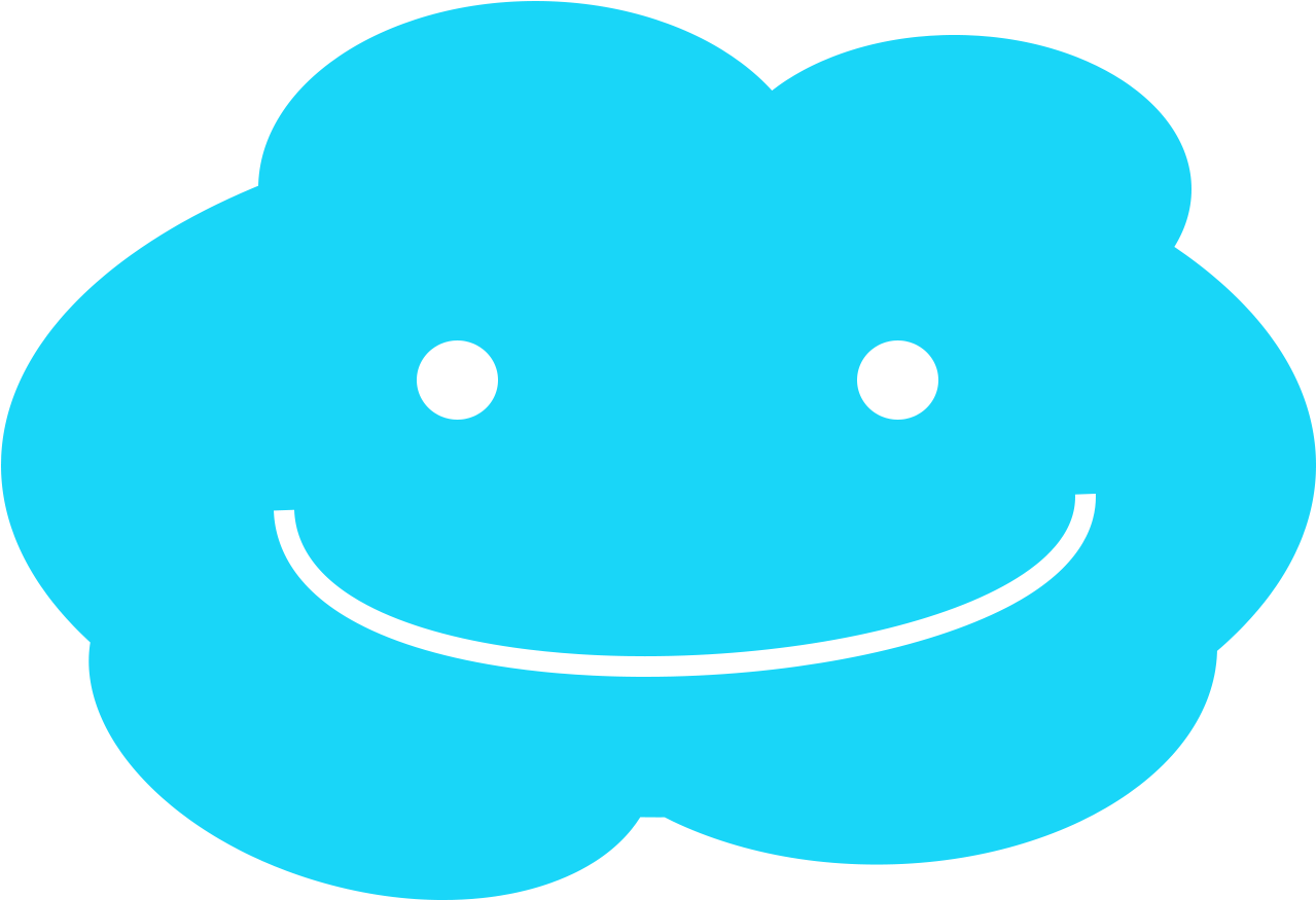 Smiling Cloud Png - Portable Network Graphics (1890x1890), Png Download