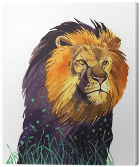 Leon Acuarela (400x400), Png Download