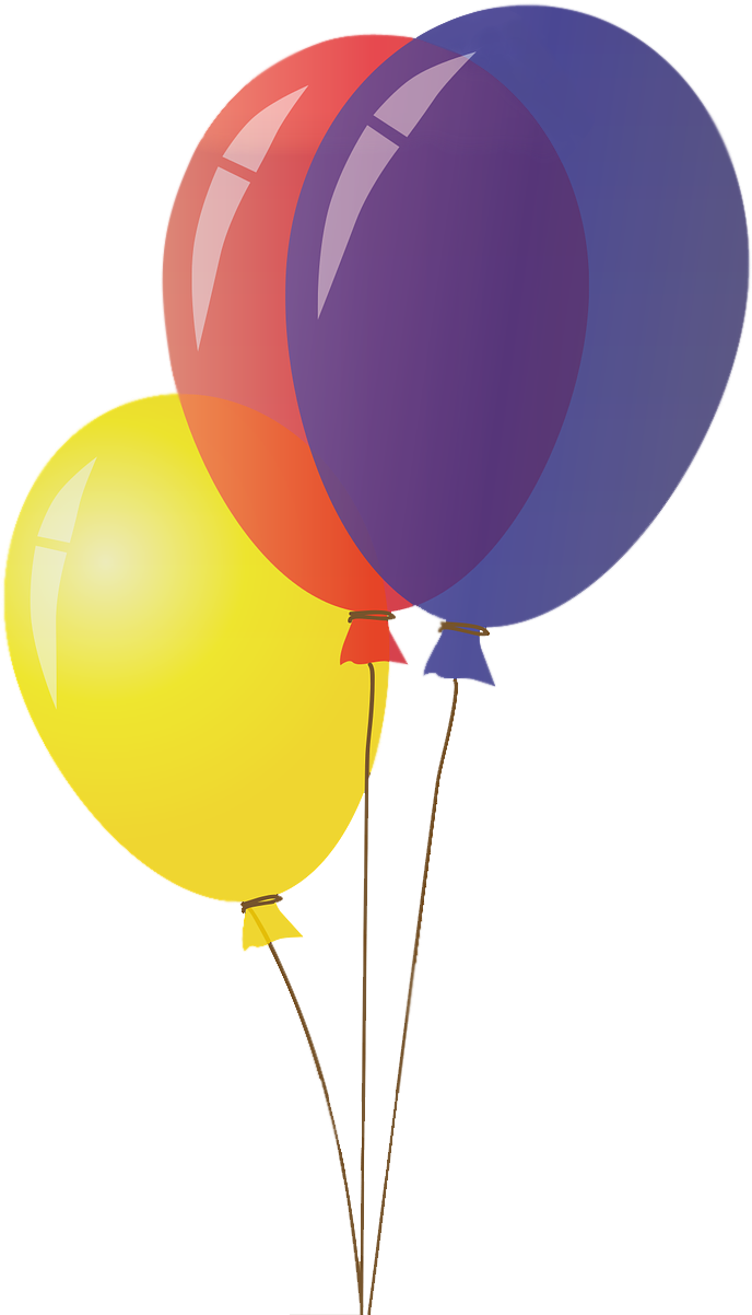 Balloons Png (905x1280), Png Download