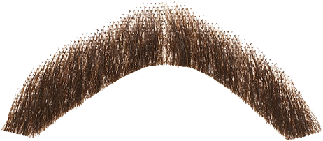 Moustache Png Hd - Mustache Png (600x255), Png Download