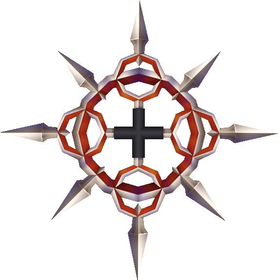 Eternal Flames - Axel's Weapons Kingdom Hearts (584x582), Png Download