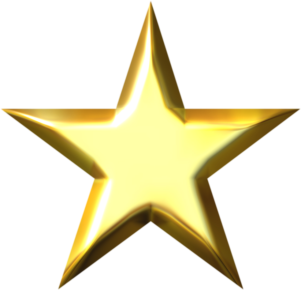 Free Png Golden Star Png Images Transparent - Gold Star (480x480), Png Download