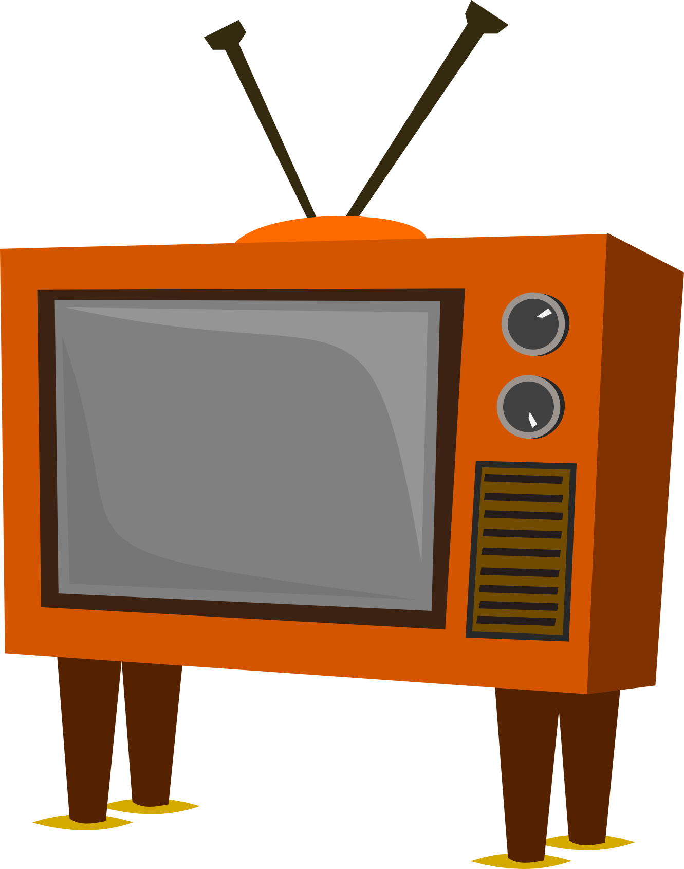 Tv Clipart - Tv Clipart Png (1331x1690), Png Download