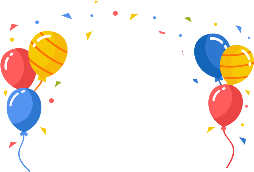 Vector Color Balloons Png - Balloons Png (1024x1024), Png Download