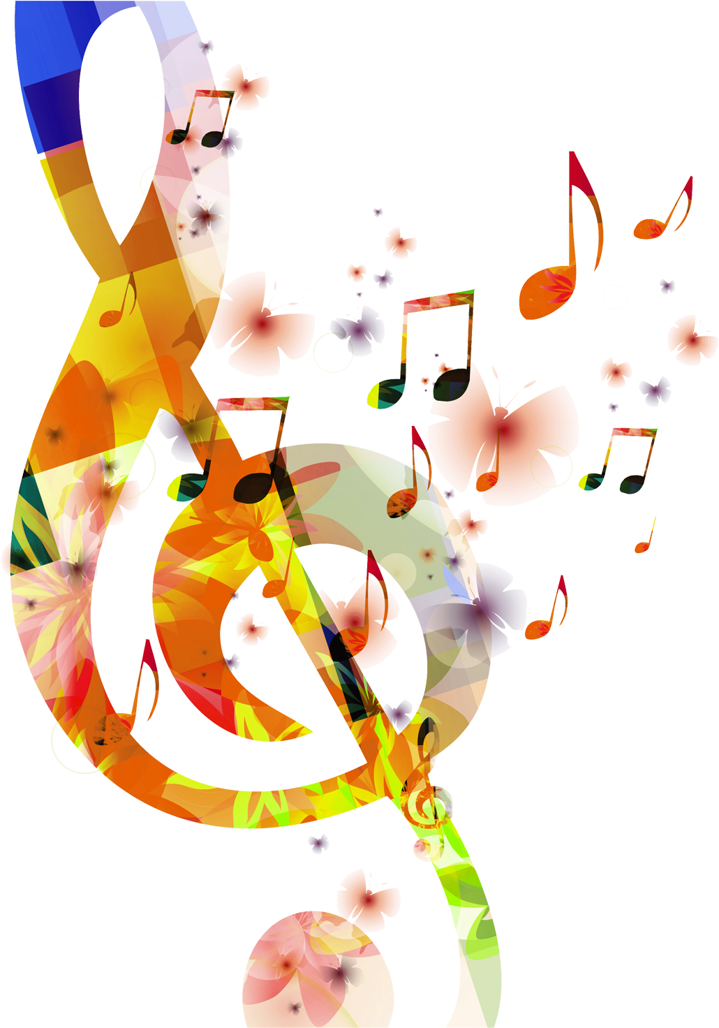 Colour Music Notes Png - Middle School General Music: The Best Part (1505x1517), Png Download