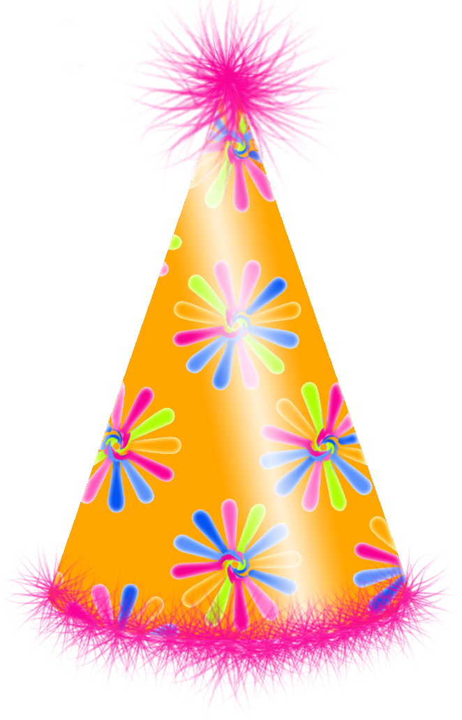 Png Birthday Hat - Transparent Background Birthday Hat Png (662x1031), Png Download