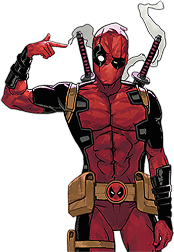 Deadpool - Deadpool Fan Art (350x500), Png Download