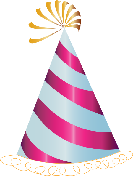 Birthday Hat Png Hd - Party Hat Clipart (450x594), Png Download