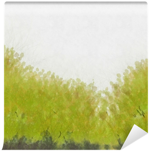 Watercolour Green Grass Background Wall Mural • Pixers® - Mural (400x400), Png Download