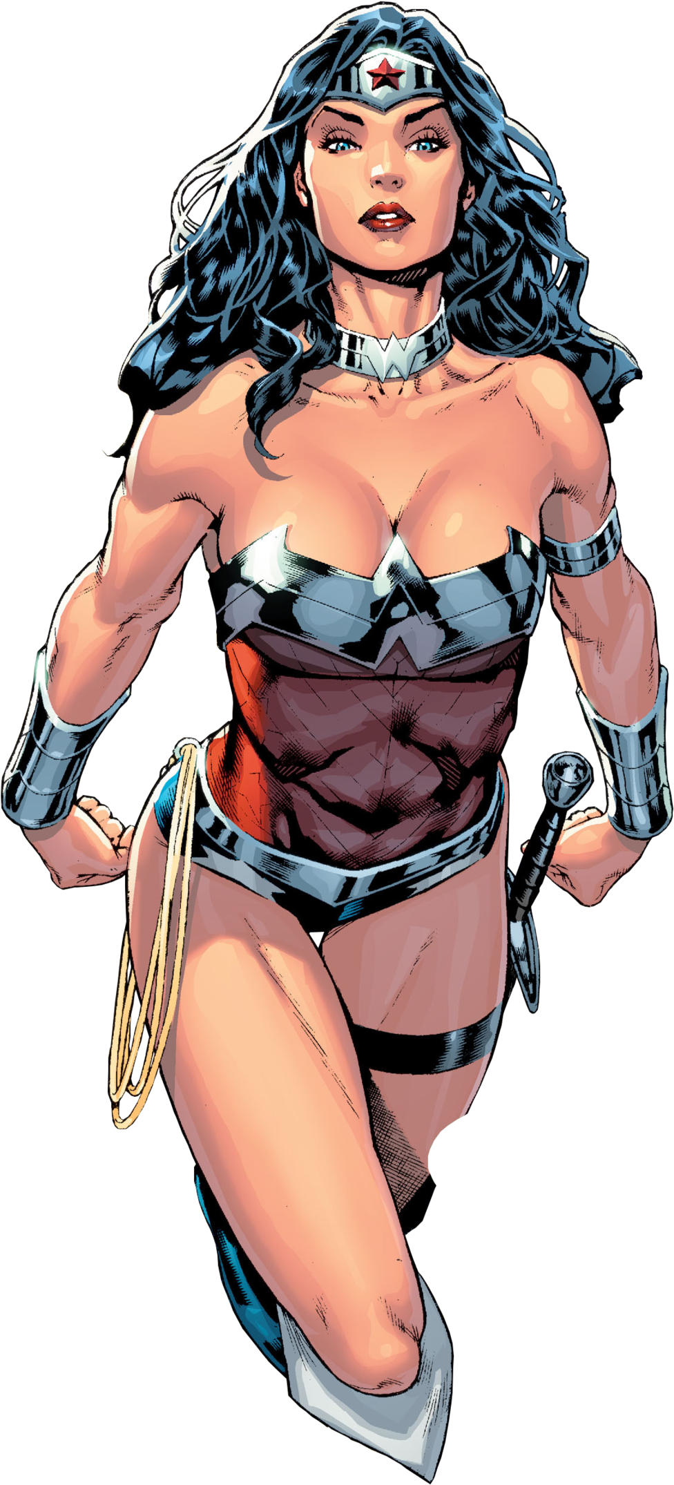 Wonder Woman Render By Lysianthus-d8s7qxo - Wonder Woman Comic Png (1024x2281), Png Download