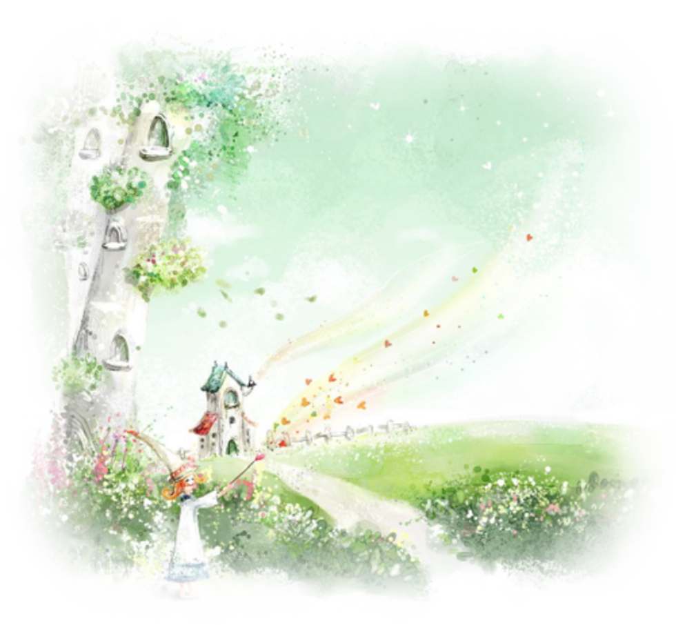 Drawings Hd Desktop Wallpapers For Ultra Hd Tv ☆ Wide - Happy Spring (980x906), Png Download