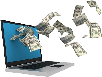 Make Money Png Picture - Think And Grow Rich On Internet (400x304), Png Download