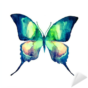 Mariposas Pintadas En Acuarela (400x400), Png Download