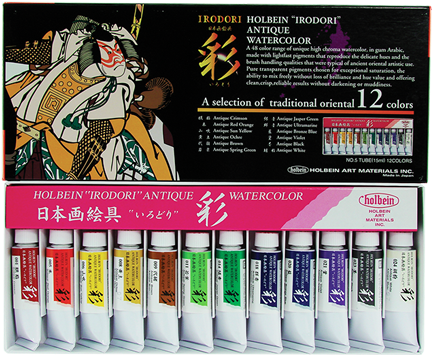 “irodori” Antique Watercolor Set Of - Holbein Antique Watercolor (550x400), Png Download