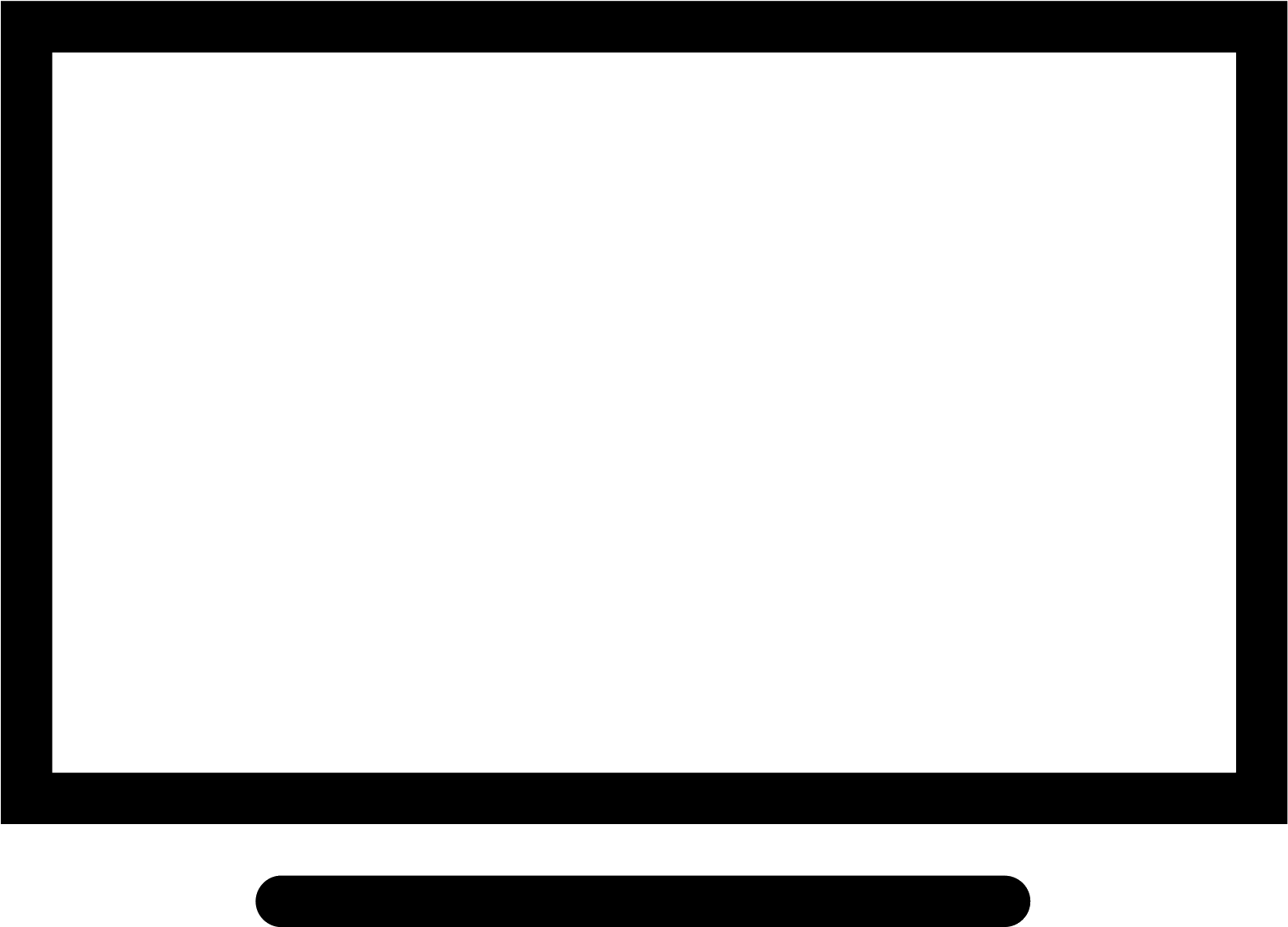 Television Transparent Images Png - Tv Icon (1600x1600), Png Download