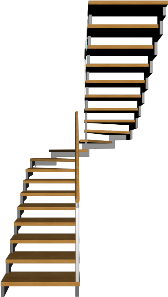 Half Landing Design And Decorate Your Room - Stairs (1000x1000), Png Download