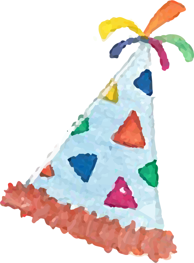 Birthday Hat Clipart Png Image - Birthday Hat Illustration Png (676x915), Png Download