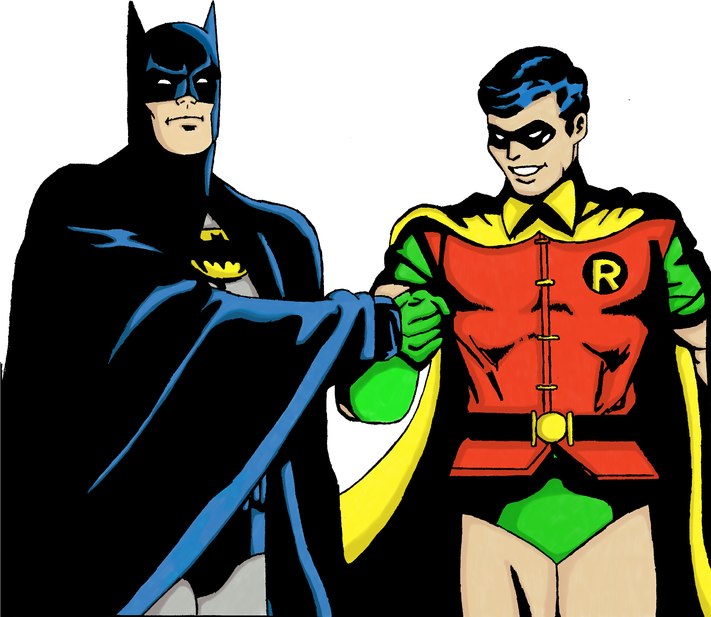 Superhero Robin Png Transparent Superhero Robin - Dynamic Duos (2310x2029), Png Download