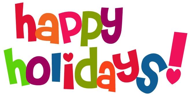 Happy Holidays Transparent Image - School Holiday Clip Art (693x367), Png Download