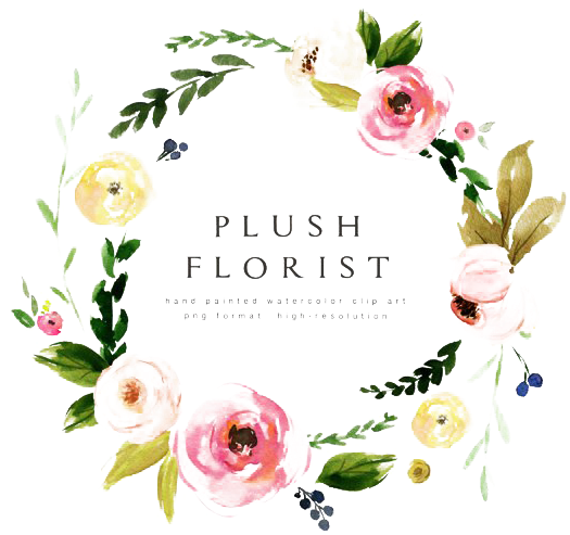 Watercolor Flowers Png Transparent Images - Watercolor Flower Baby Monthly Blanket (570x518), Png Download