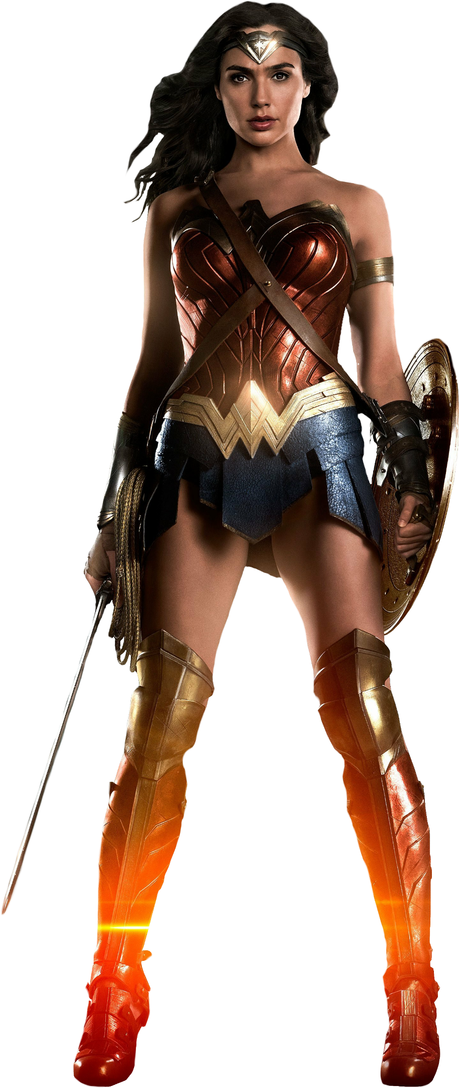 Wonder Woman Costume Faux Leather (1749x2592), Png Download