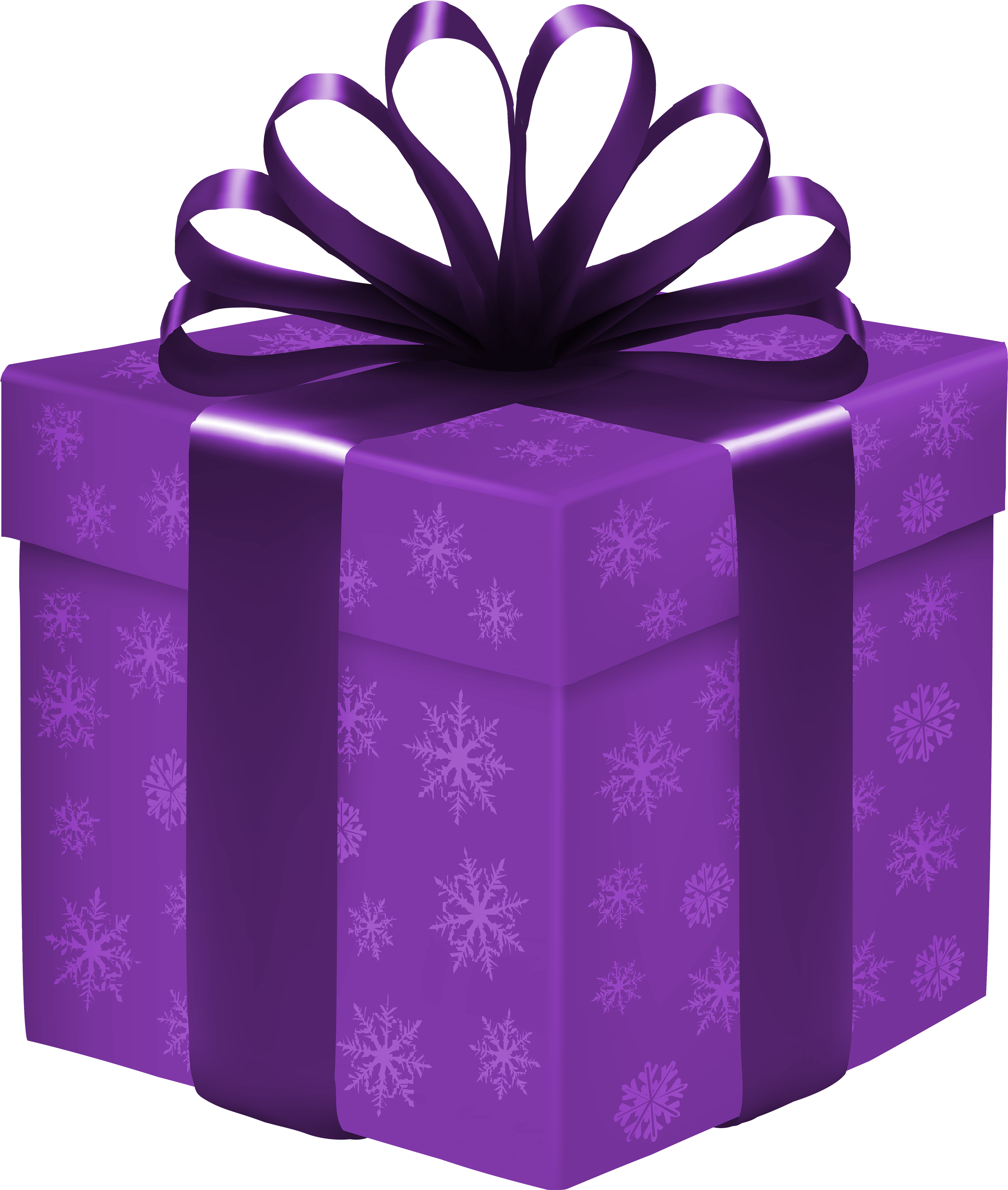Purple Christmas Gift Box & Card Stock Illustration - Purple Christmas Gifts Png (3583x4000), Png Download